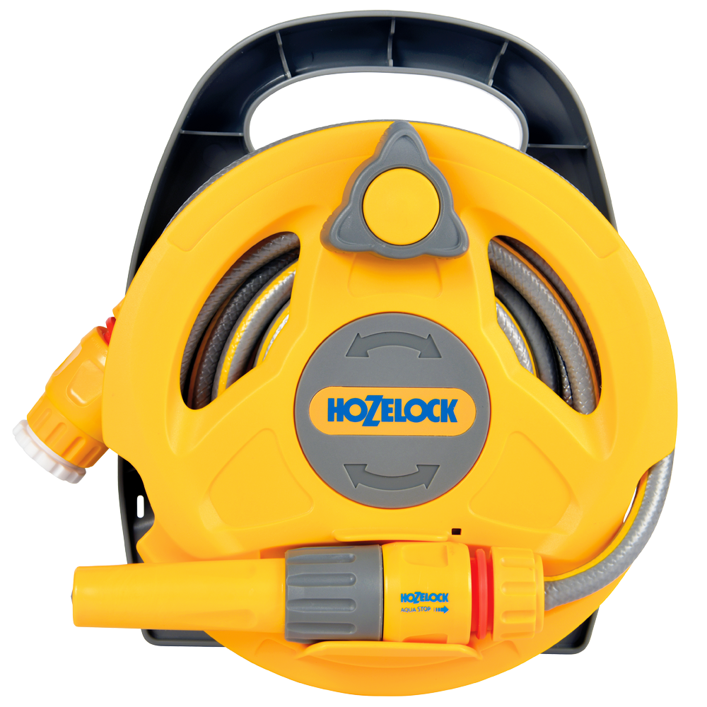 Катушка для шланга Hozelock 2427 Micro Reel со шлангом 10 м/комплектом фитингов