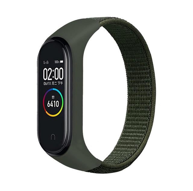 Ремешок Nylon Style BeCover для Xiaomi Mi Smart Band 7 Khaki (707661)