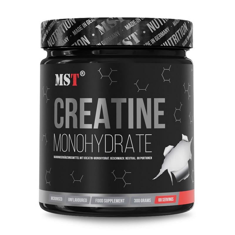 Креатин моногидрат мікронізований MST Creatine Micronized 300 г Без вкуса
