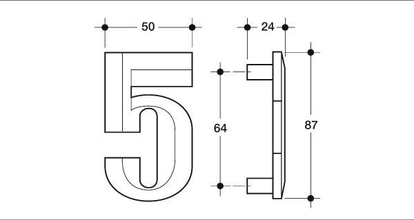 Меблева ручка Poliplast цифра п'ятірка РП-5 Прозорий синій (16150) - фото 4 Меблева ручка Poliplast цифра п'ятірка РП-5 Прозорий синій (16150) - фото 4
