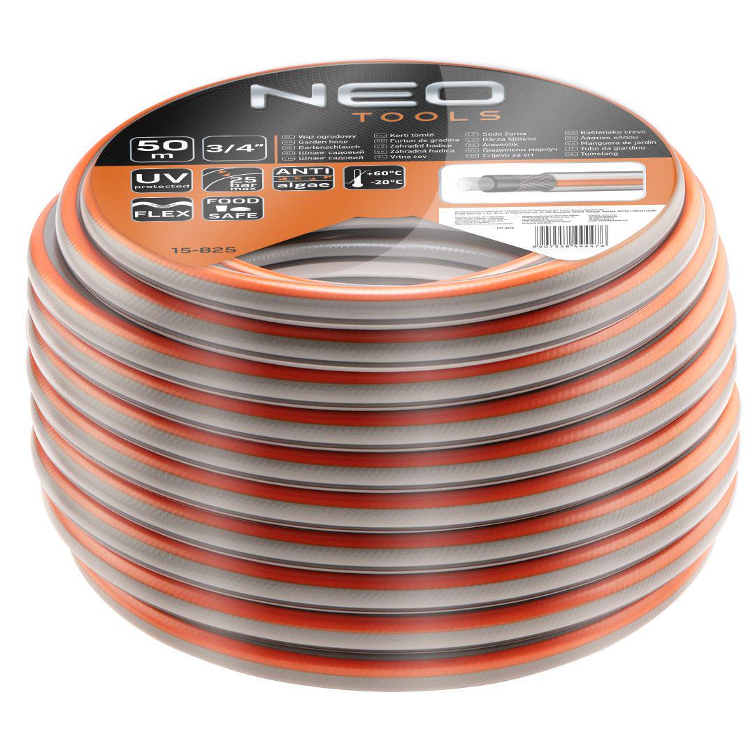 Шланг садовый NEO Tools Optima 3/4" 50 м (15-825) Шланг садовый NEO Tools Optima 3/4" 50 м (15-825)