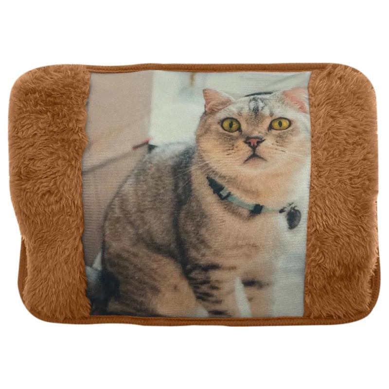 Электрическая грелка Borsa Acqua Кот муфта с автоотключением Коричневый (bb44b4d7)