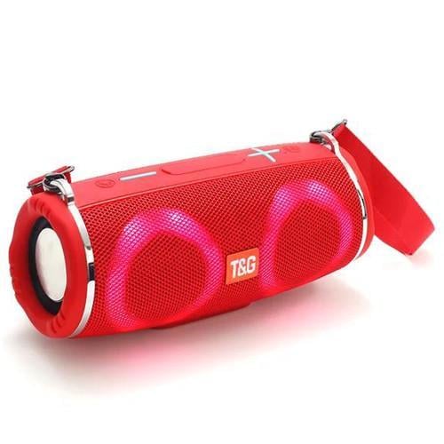 Колонка портативна Bluetooth TG642 RGB Red (2135321669)