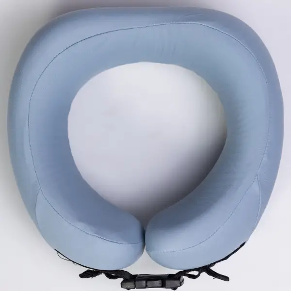Подушка для шеи U-образная с кейсом для хранения надувная 22х20х11 см Голубой (147-107-HP-56-21) Подушка для шеи U-образная с кейсом для хранения надувная 22х20х11 см Голубой (147-107-HP-56-21)