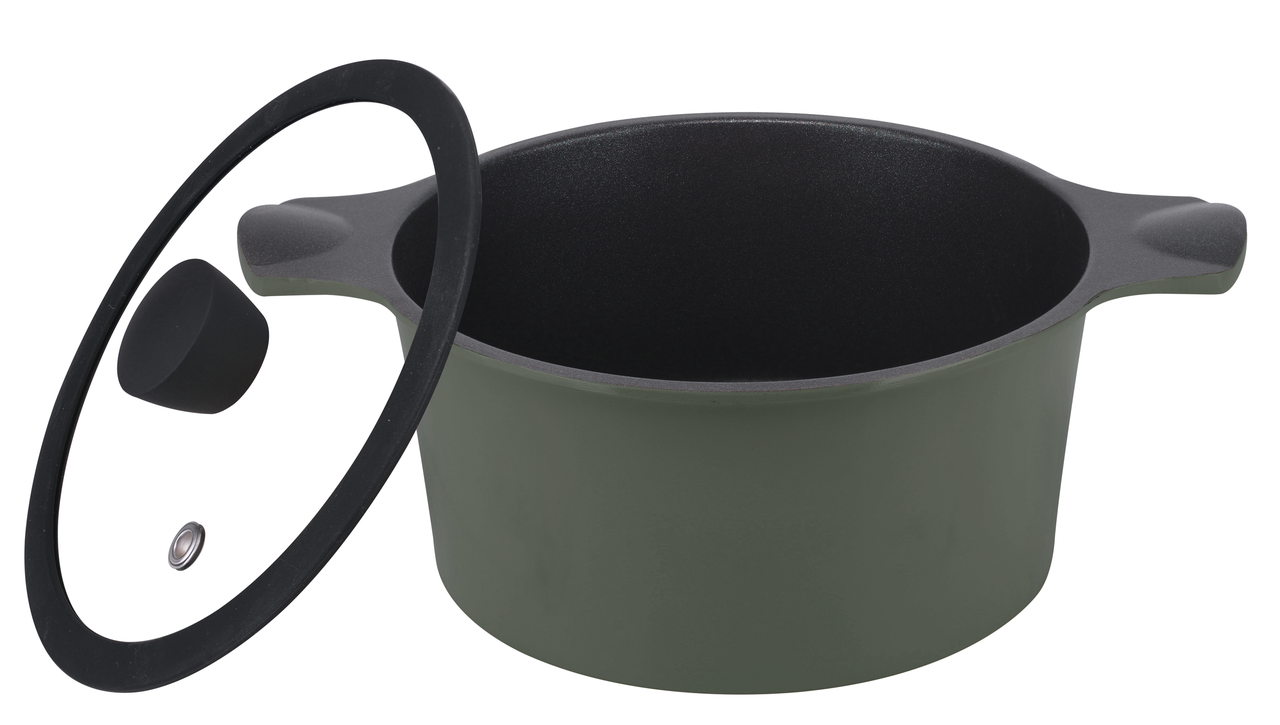 Каструля Ringel Zitrone Olive 2,5 л 20 см (RG-2108-20/OL) - фото 2 Каструля Ringel Zitrone Olive 2,5 л 20 см (RG-2108-20/OL) - фото 2