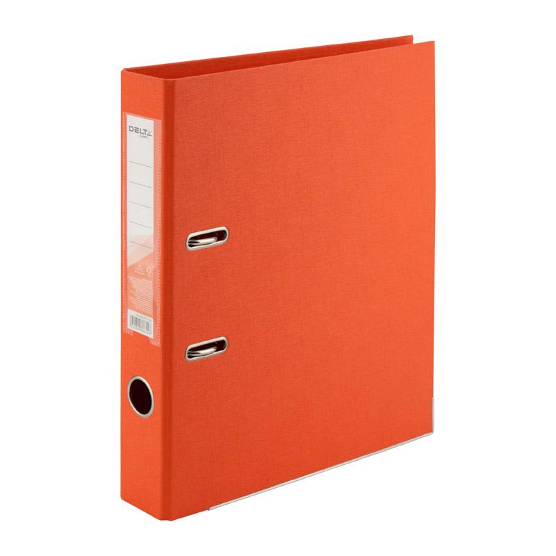 Папка-регистратор Axent Delta двусторонняя А4 полипропилен 50 мм разобрана Оранжевый (D1711-09P)
