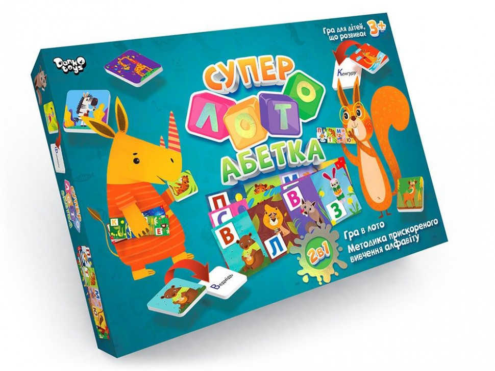 Игра настольная Danko Toys Животные (CLA-01U)