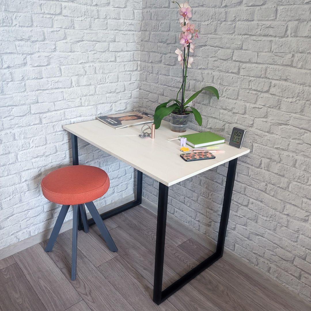 Стол письменный Krei Смарт 1000х550х736 мм Белый/Черный (ГО5002.730) - фото 2 Стол письменный Krei Смарт 1000х550х736 мм Белый/Черный (ГО5002.730) - фото 2