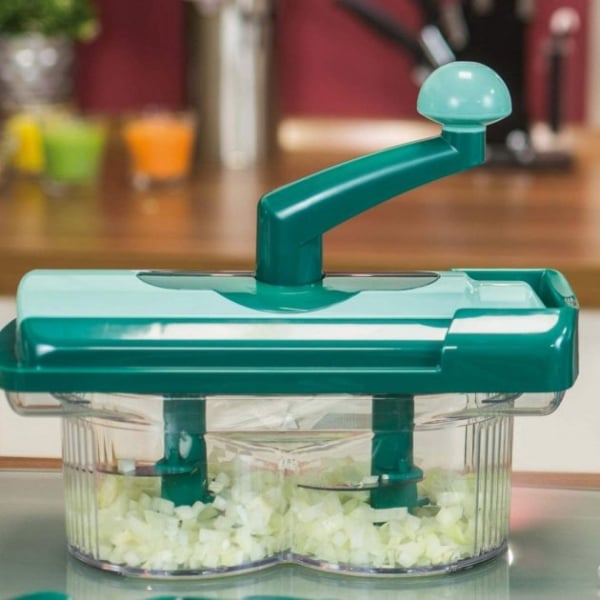 Мультирізка Nicer Dicer Twist овочерізка/подрібнювач продуктів/блендер (tf3286) - фото 4 Мультирізка Nicer Dicer Twist овочерізка/подрібнювач продуктів/блендер (tf3286) - фото 4