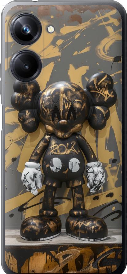 Чехол на Realme 10 Pro Bronze kaws (6097u-2945-42517)