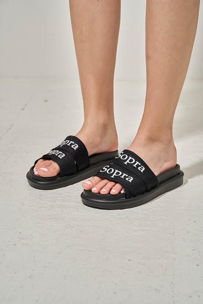 Шлепанцы женские Soprano р. 39 Черный (160521)