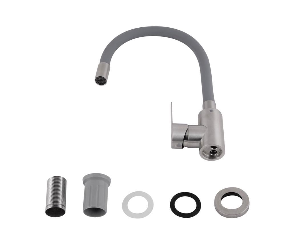 Змішувач для кухні гнучкий Continent GRO i15 Сірий (28613716) - фото 6