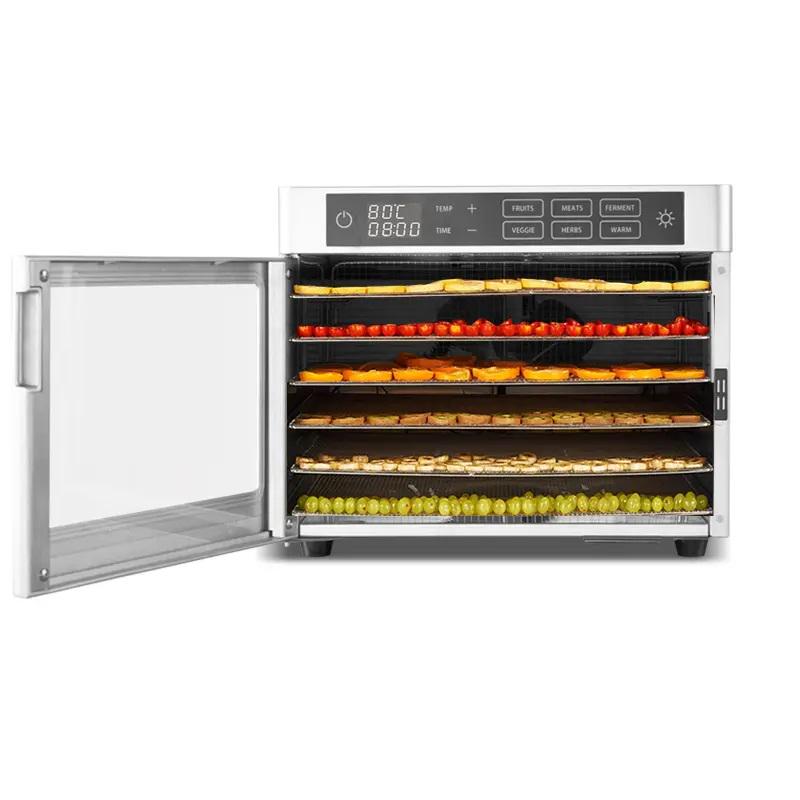 Дегідратор побутовий Tekhniko DH-06F-SS 6 лотків 30x28 см (DH-06F-SS) - фото 4