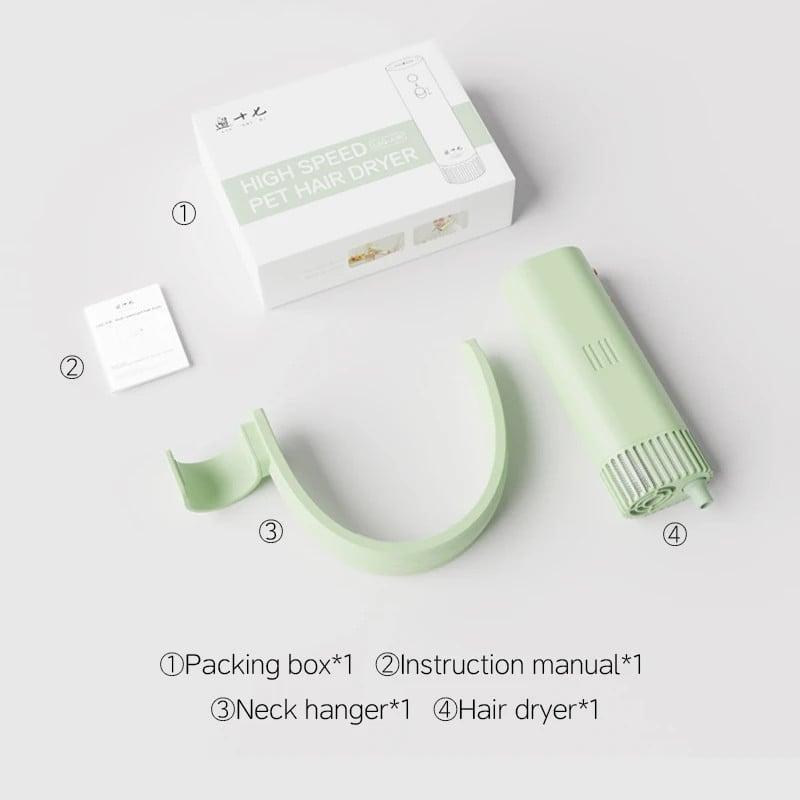 Фен для животных Liushigi LSQ-A3 Green (28412176) - фото 2 Фен для животных Liushigi LSQ-A3 Green (28412176) - фото 2