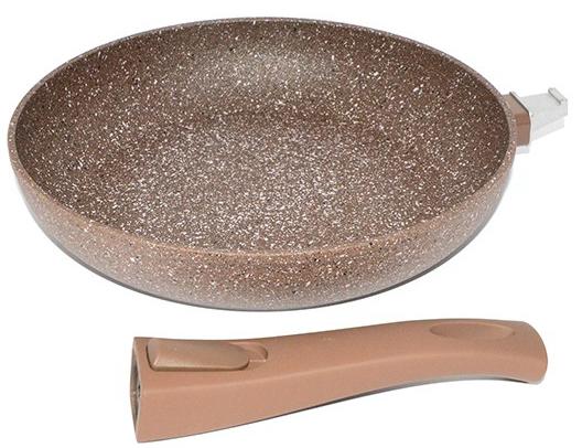 Сковорода Fissman Smoky Stone Ø 24 см со съемной ручкой (FN-AL-4371)