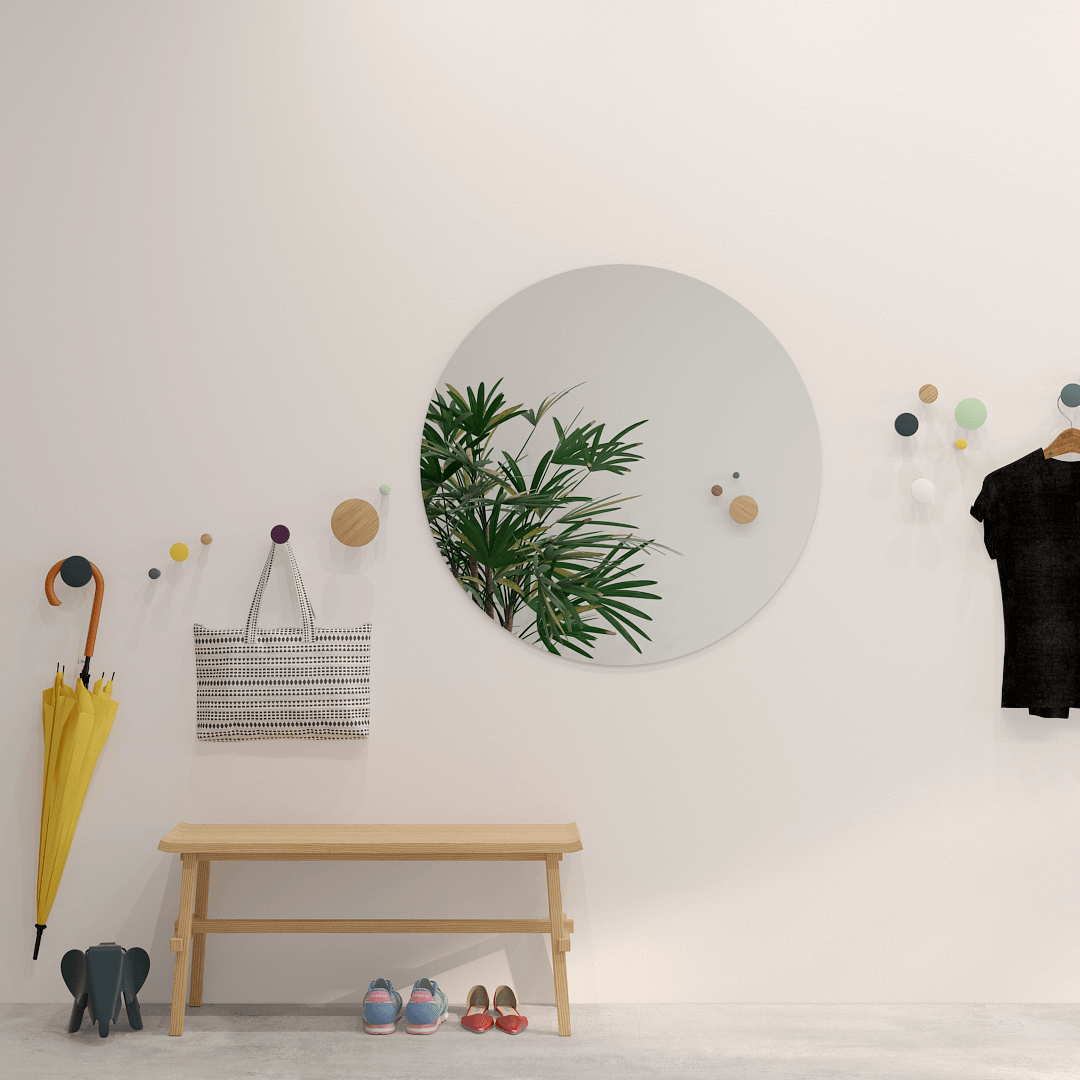 Набор настенных крючков для одежды Three Moons 3 шт. 48/80 мм Дуб - фото 4 Набор настенных крючков для одежды Three Moons 3 шт. 48/80 мм Дуб - фото 4