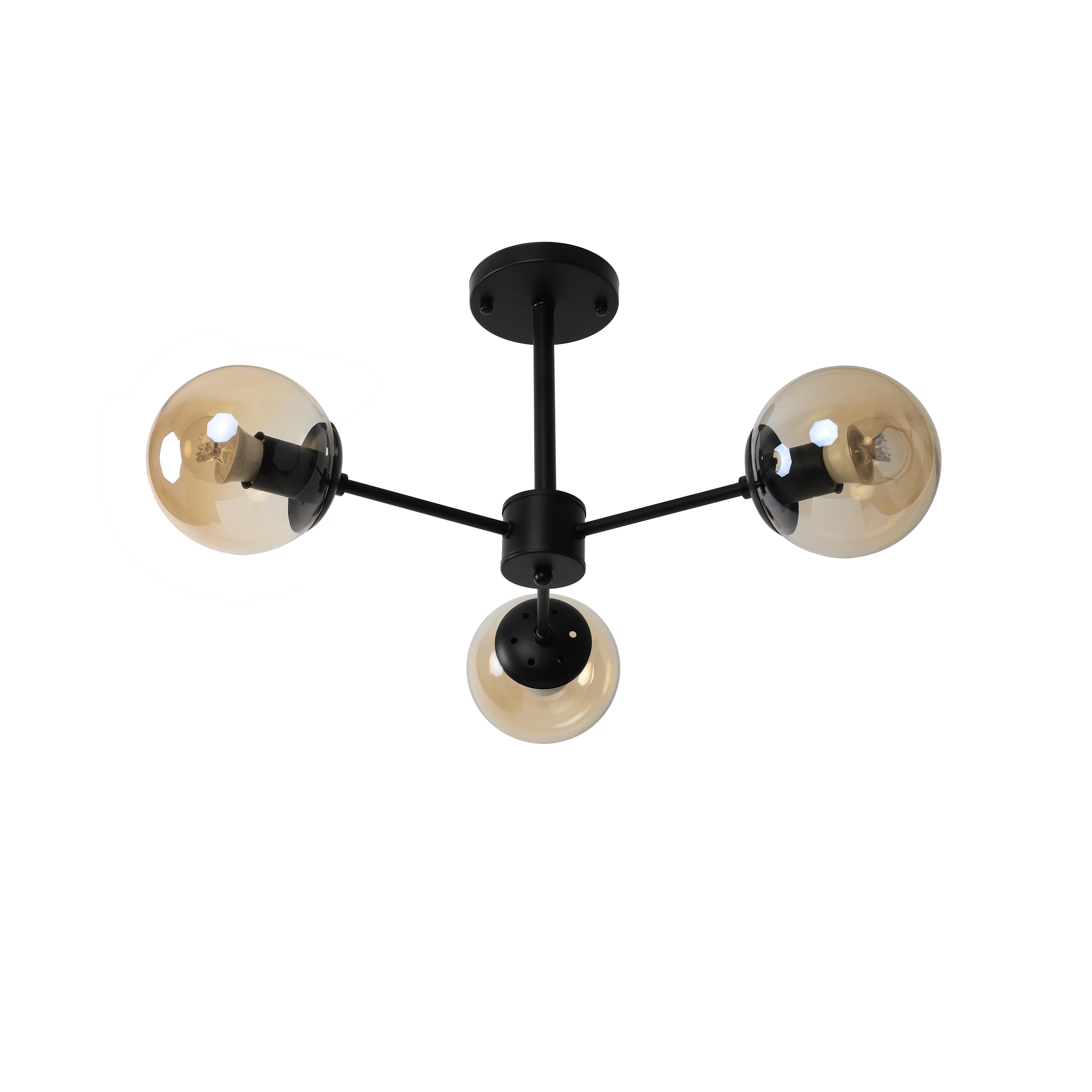 Люстра потолочная Sirius Л 7709/3 на 3 плафоны (000033378)