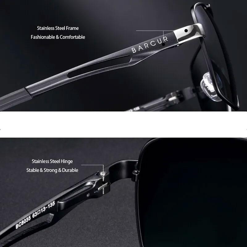 Окуляри сонцезахисні поляризованіі Silver/Gray - фото 4