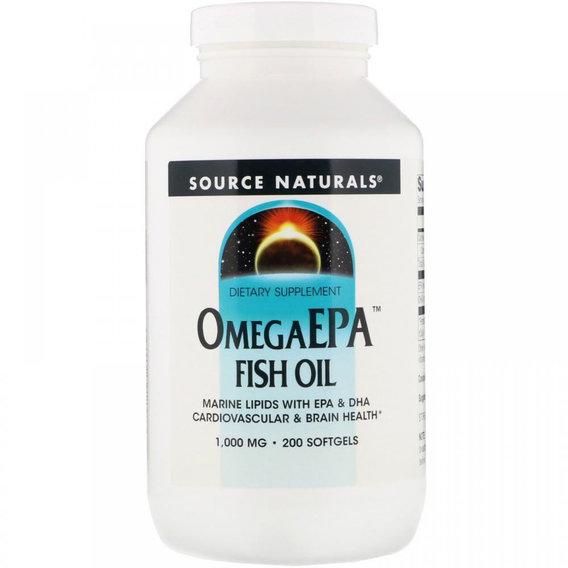 Омега 3 Source Naturals Omega Epa Fishoil 1000 мг 200 мяг. капс. (000005076)