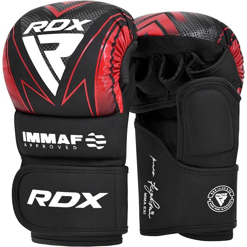 Рукавиці греплінгові для ММА RDX схвалено IMMAF S Red (3019820802)