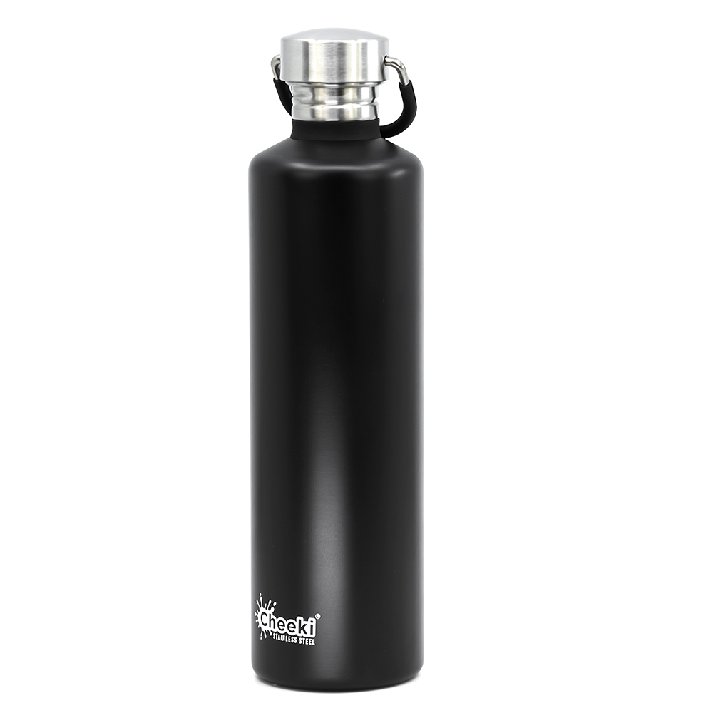 Бутылка для воды Cheeki Classic Single Wall 1 л Matte Black (CB1000MB1)