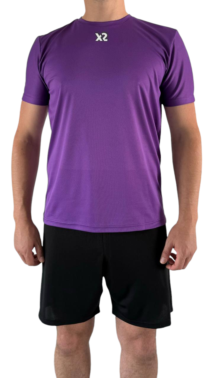Футбольная форма X2 Classic футболка/шорты M Фиолетовый/Черный (X2000V/BK-M)