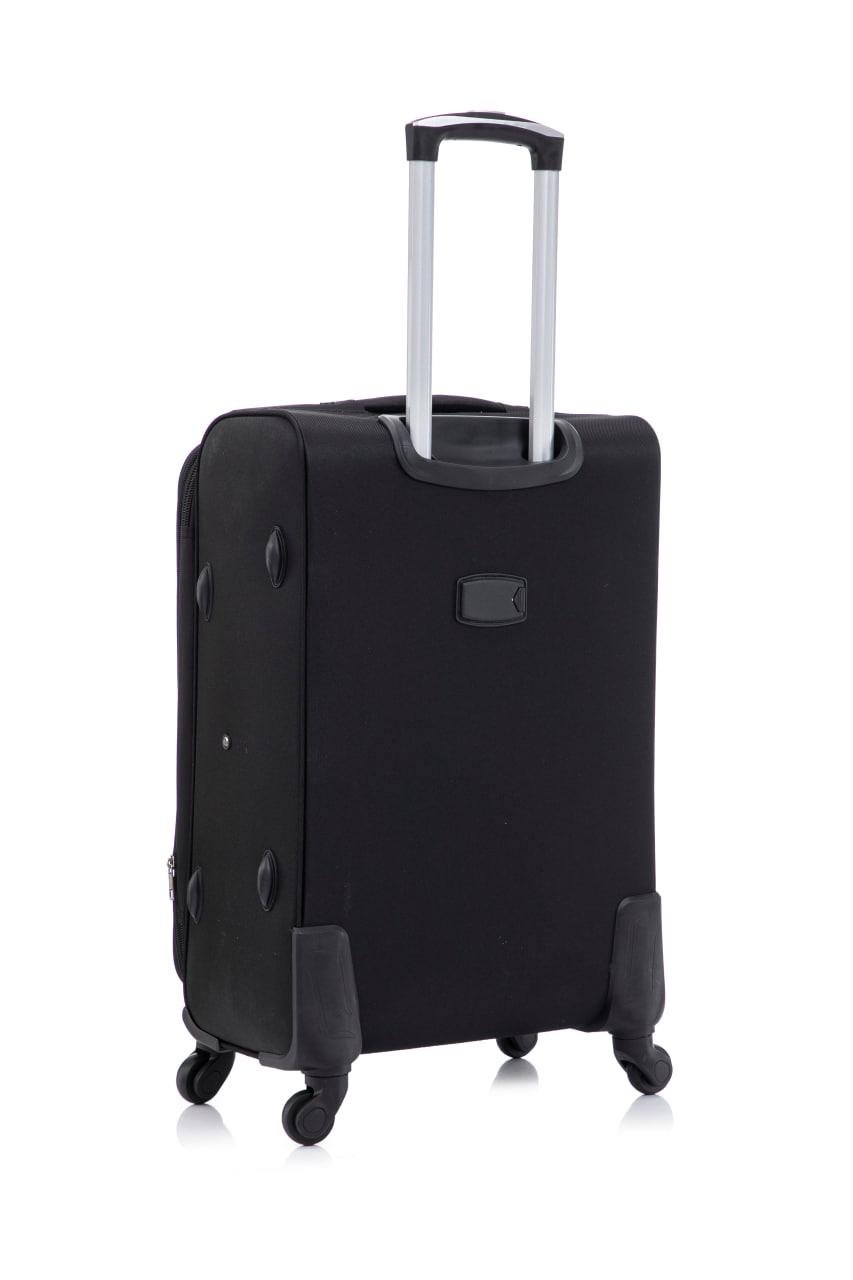 Чемодан Bonro Tourist 4 колеса невеликий Чорний (2199) - фото 17
