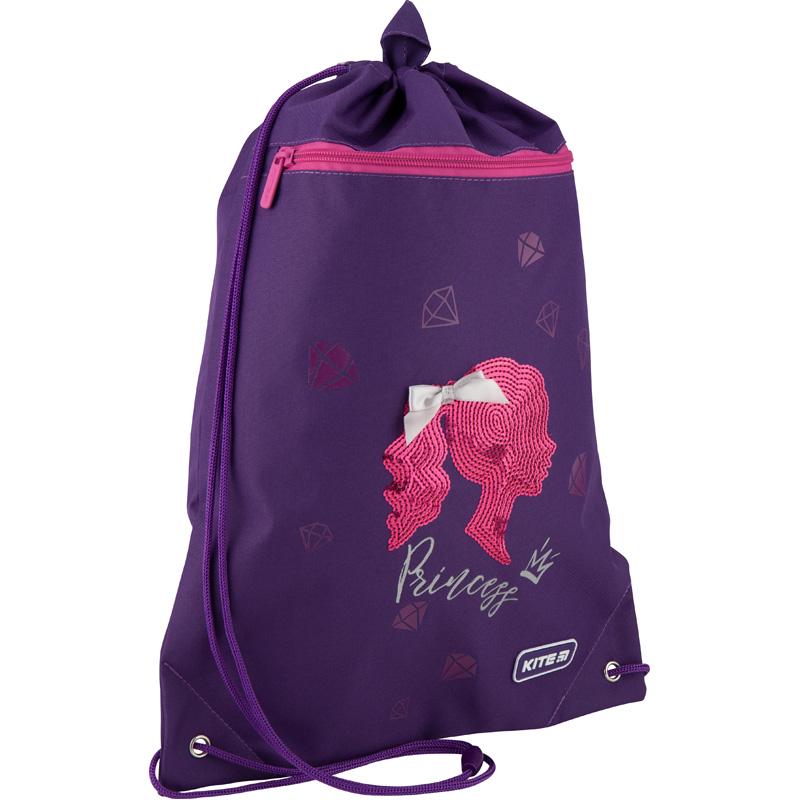 Сумка для обуви KITE Princess с карманом 46x33 см Фиолетовый (K20-601M-11)