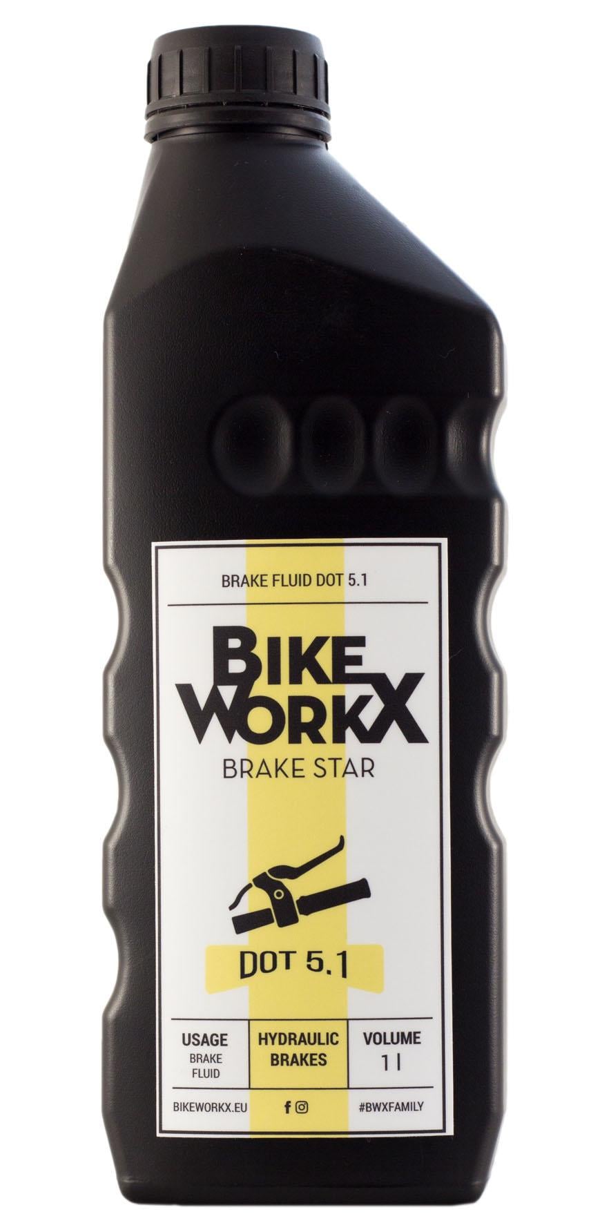 Тормозная жидкость BikeWorkх Brake Star DOT 5.1 1 л