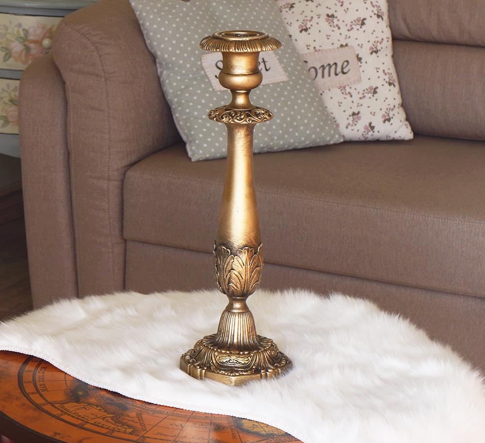 Свічник великий Класика бронза 43 см Гранд Презент 84121 бронза - фото 2 Свічник великий Класика бронза 43 см Гранд Презент 84121 бронза - фото 2