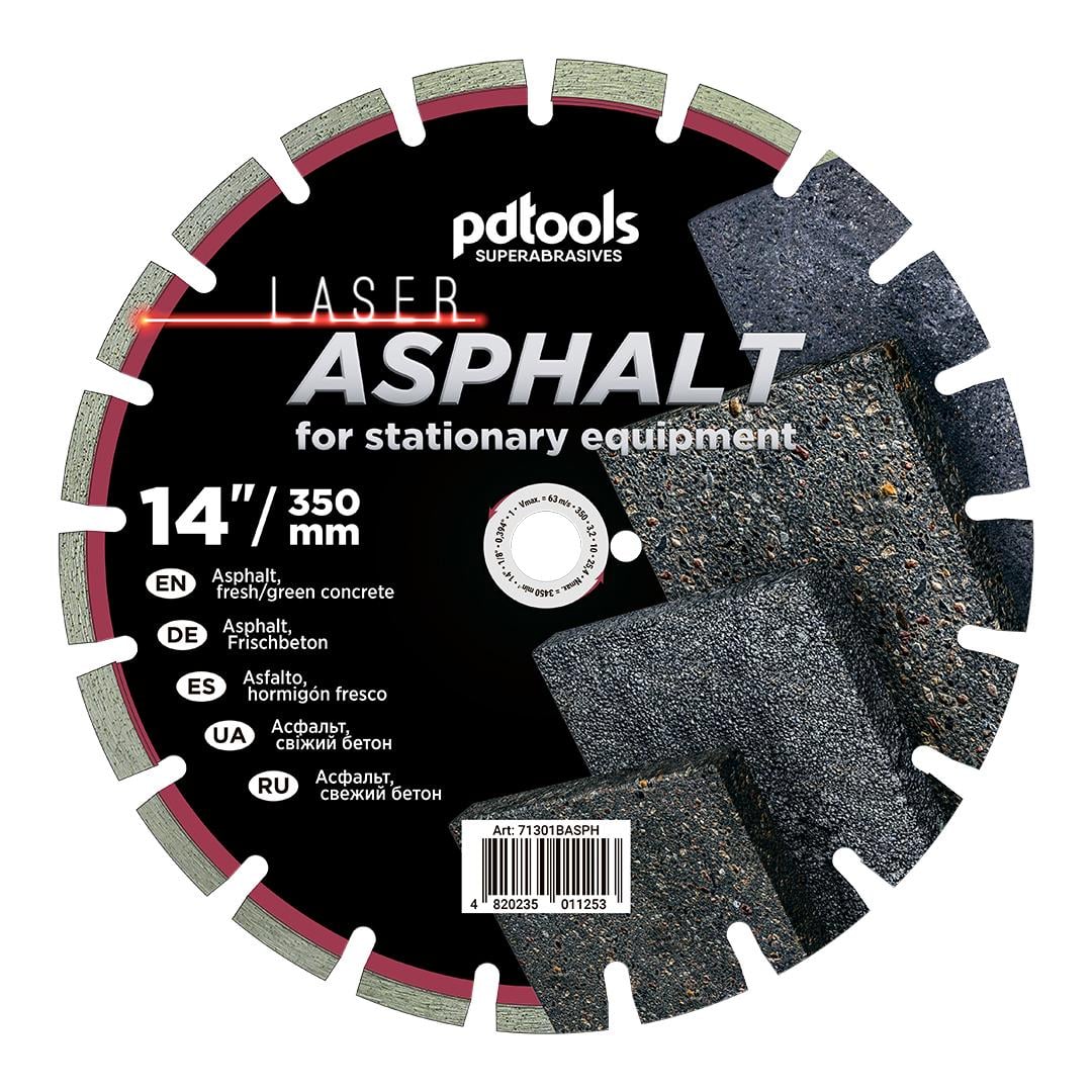 Круг алмазный отрезной PDTools ASPHALT 1A1RSS/C1P 350 для бензореза/швонарезчика (37772330)