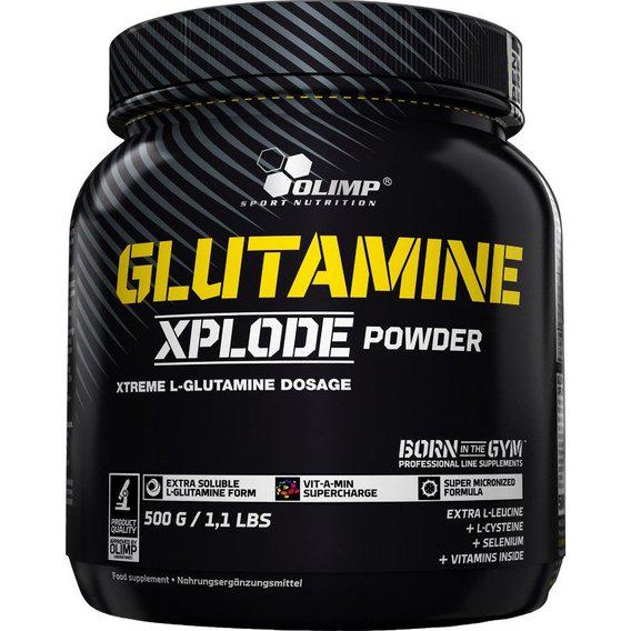 Глютамин для спорта Olimp Nutrition Glutamine Xplode 500 г 50 порций Orange - фото 1