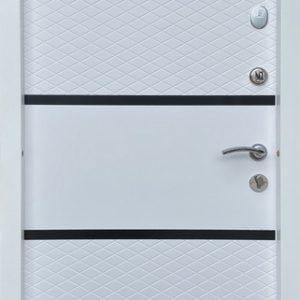 Дверь входная Redfort Грация 960х2040 мм Антрацитовый/Белый матовый (23332057) - фото 2 Дверь входная Redfort Грация 960х2040 мм Антрацитовый/Белый матовый (23332057) - фото 2