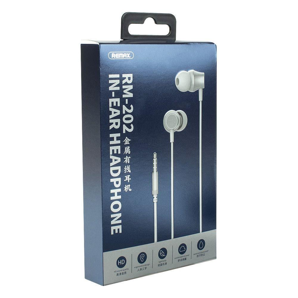 Наушники Remax RM-202 Стальной Наушники Remax RM-202 Стальной