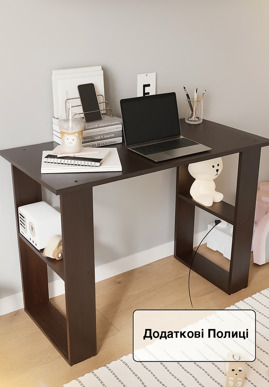 Стіл комп'ютерний Klick-System СЛ-76 на 4 полиці Венге магія (СЛ-76-Вм) Стіл комп'ютерний Klick-System СЛ-76 на 4 полиці Венге магія (СЛ-76-Вм)