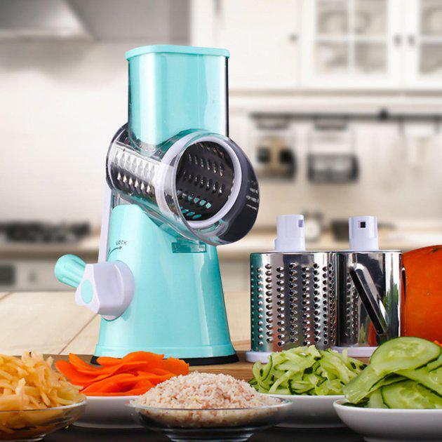 Овощерезка Tabletop Drum Grater Kitchen Master MINI Синий (IR003881) - фото 2