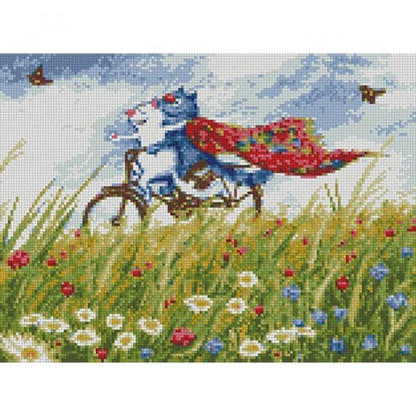 Алмазная мозаика Идейка Любовь Полет чувств 30х40 см холст на подрамнике (АМ6049-mt)