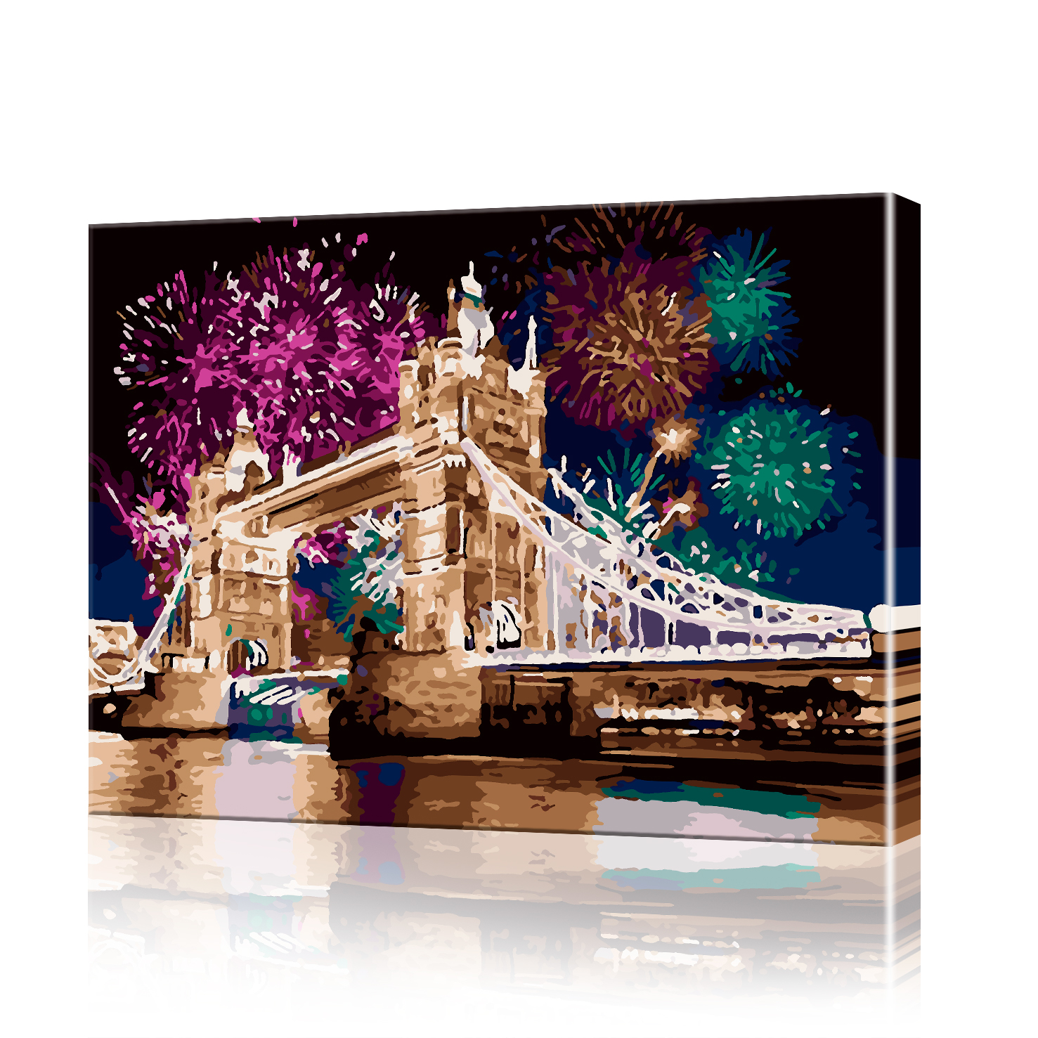 Картина по номерам ArtSale Тауэрский мост PBN0499 40х50 см - фото 2