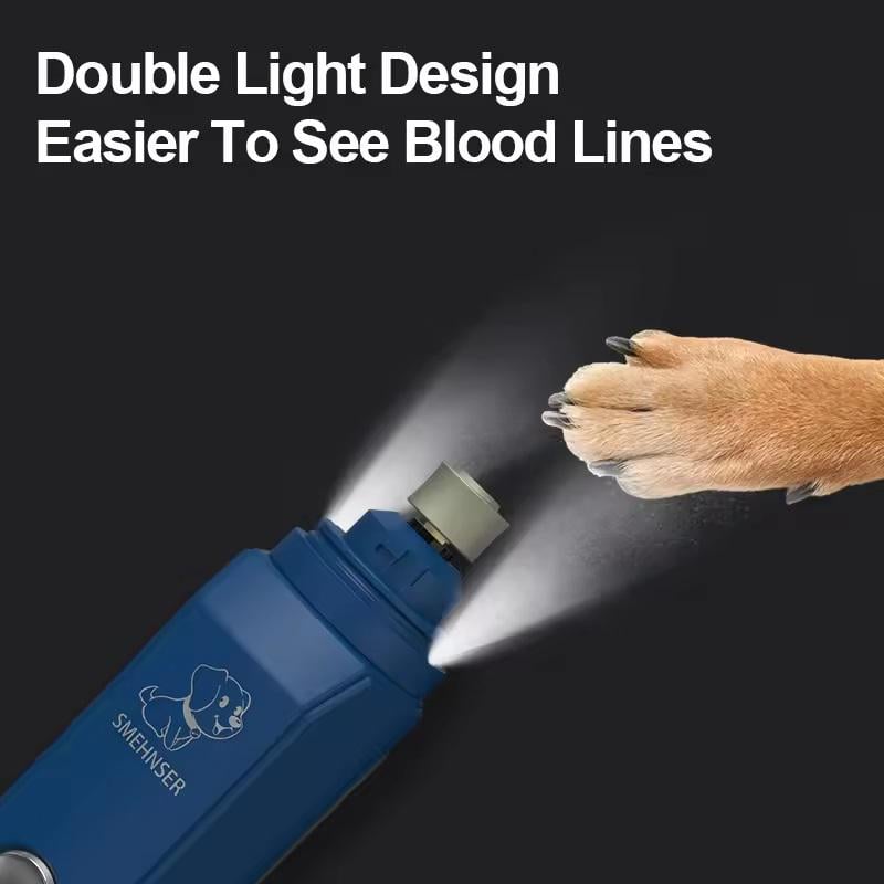 Пилка для когтей собак и кошек SMEHNSER M6 электрическая Синий (2324) - фото 8 Пилка для когтей собак и кошек SMEHNSER M6 электрическая Синий (2324) - фото 8