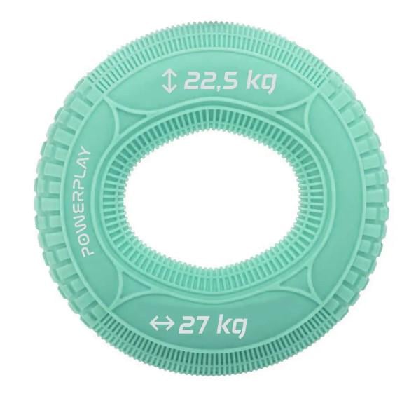 Эспандер кистевой силиконовый PowerPlay PP-4330 Hand Grip Loops Medium 22,5-27 кг Мятный (PP_4330_Mint_(22.5-27kg))