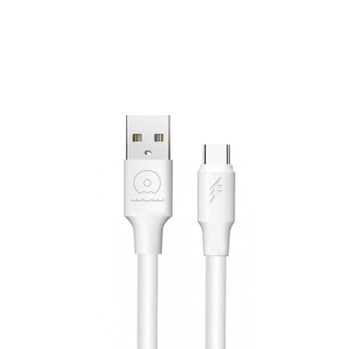 Кабель Wuw X168 USB Type-C 5А 1 м White (25816226) Кабель Wuw X168 USB Type-C 5А 1 м White (25816226)