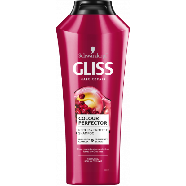 Шампунь Schwarzkopf GLISS Color Perfector для окрашенных и мелированных волос 400 мл - фото 1