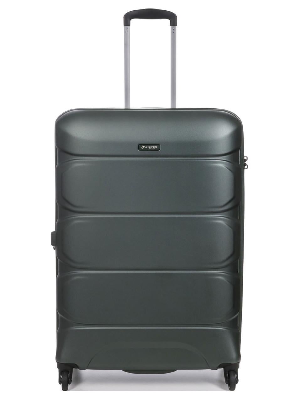 Валіза велика Airtex полікарбонат L 76х53х30+4 см 128 л 4,6 кг Сірий (748)