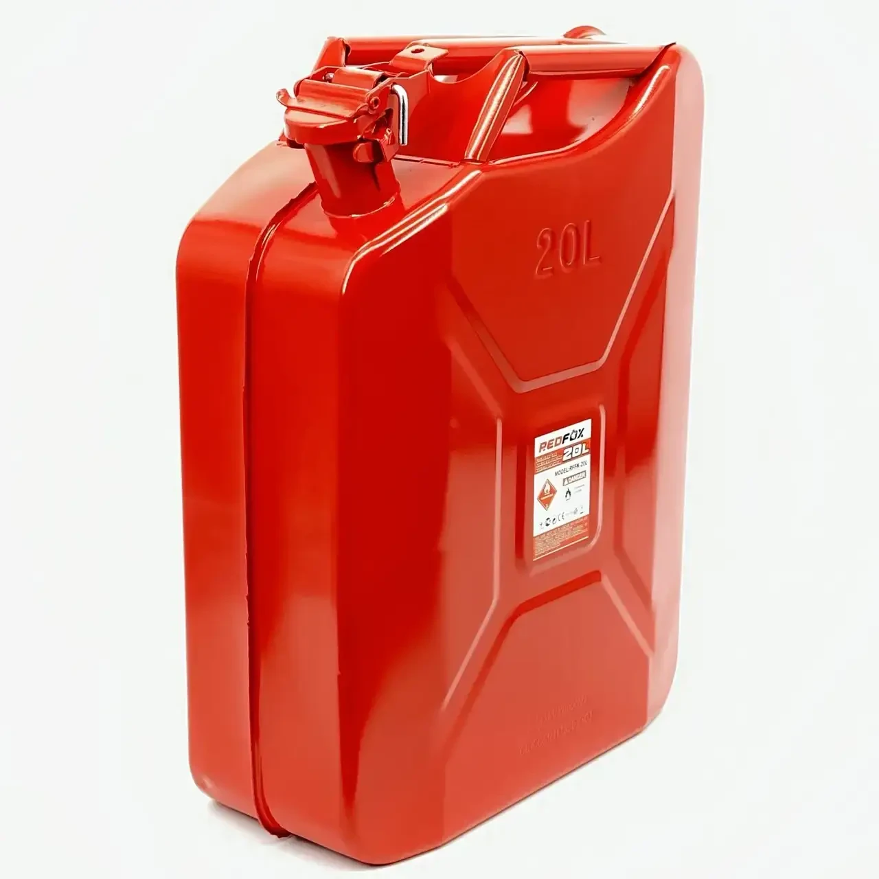 Каністра металева Red Fox вертикального типу 20 л (REDFOX20L) - фото 1