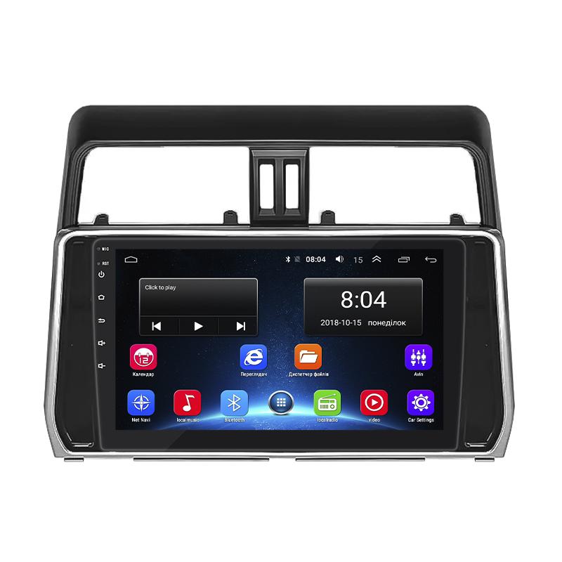 Штатна магнітола 10" Lesko для Toyota Land Cruiser Prado 150 Series Рестайлинг 2 2017-2020 2/32Gb GPS Base