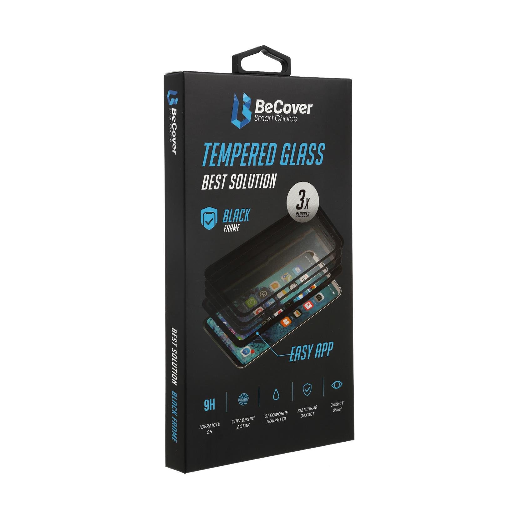 Захисне скло Premium Easy Installation BeCover для Xiaomi Redmi 9A/Redmi 9C/Poco C31 3 шт. Black (705480) Захисне скло Premium Easy Installation BeCover для Xiaomi Redmi 9A/Redmi 9C/Poco C31 3 шт. Black (705480)