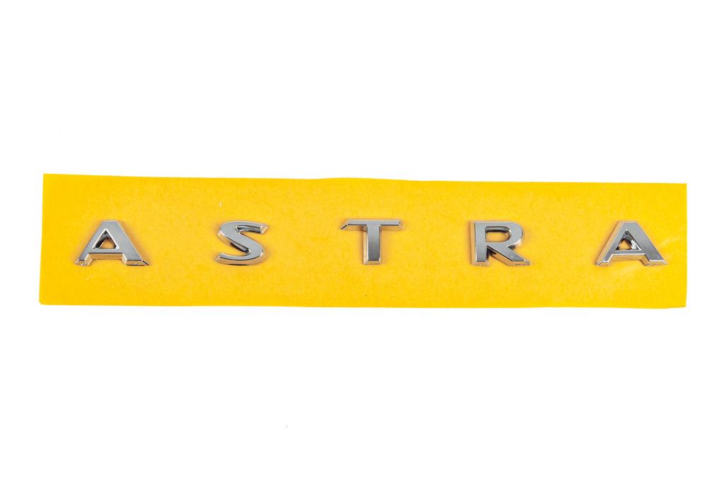 Надпись Astra 177227AJ Davs Auto для Opel Astra J 2009-2015 гг. abs-пластик Хром