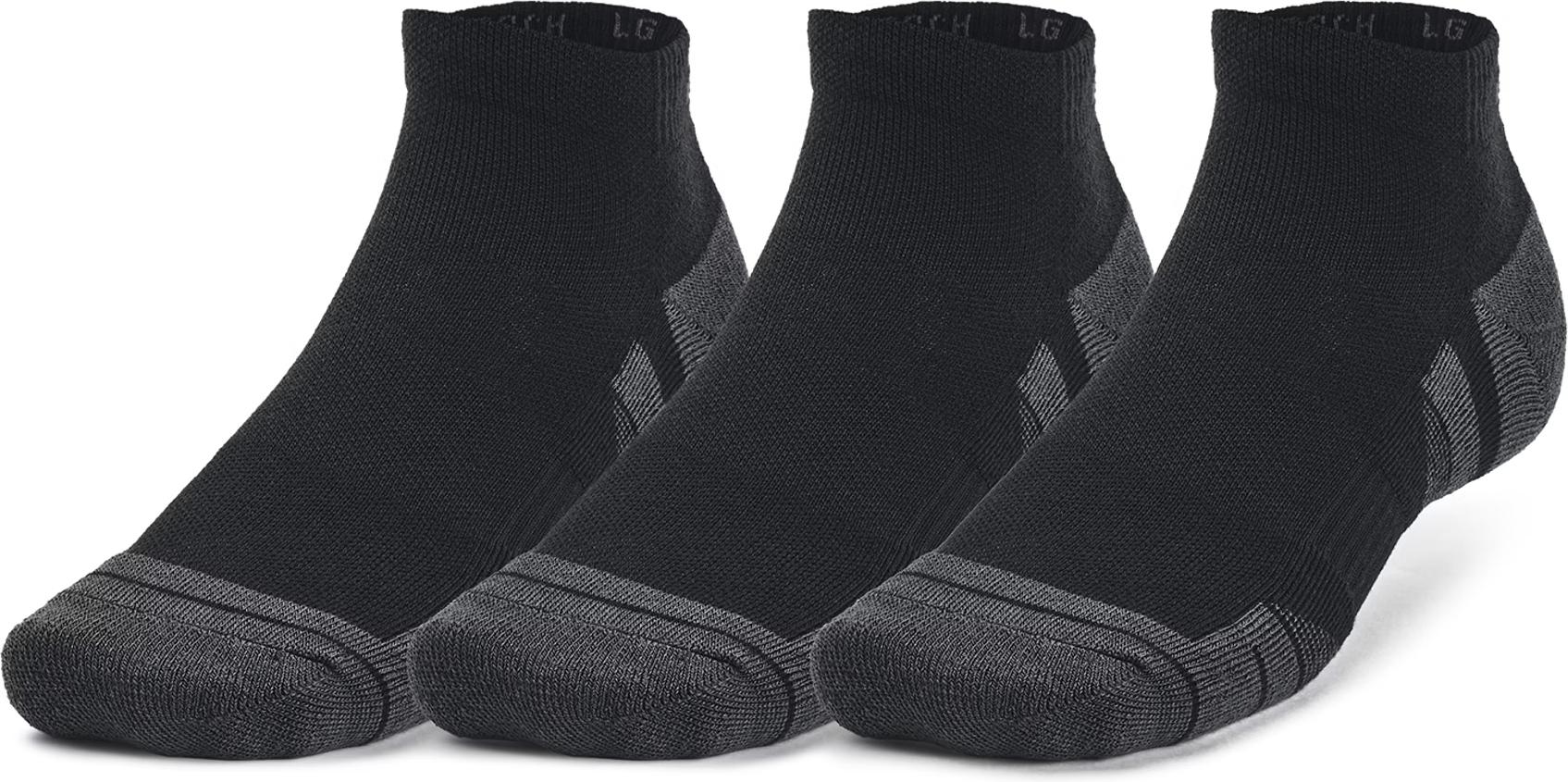 Носки Under Armour PERFORMANCE TECH 3PK LOW 3 пары XL Черный (1379504-002)