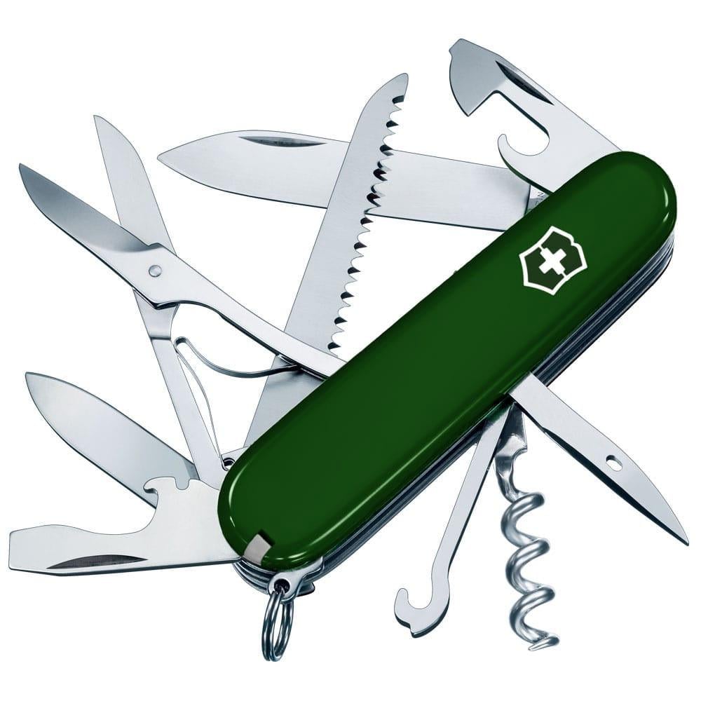 Нож складной швейцарский Victorinox Huntsman 15 функций 91x27x21 мм Green (Vx13713.4)
