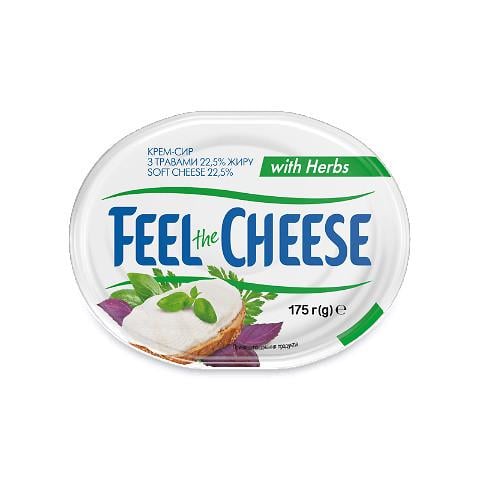 Сыр сливочный Feel the Cheese with Herbs 175 г (1776101974)